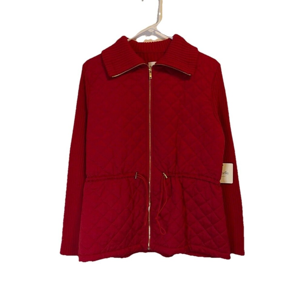 Rafaella Weekend Ruby Sport Women Large Full Zip Work Going out Classy Cabincore